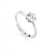 Anello Marcello Pane Donna in Argento ANES 005-6 - ANES 005-6